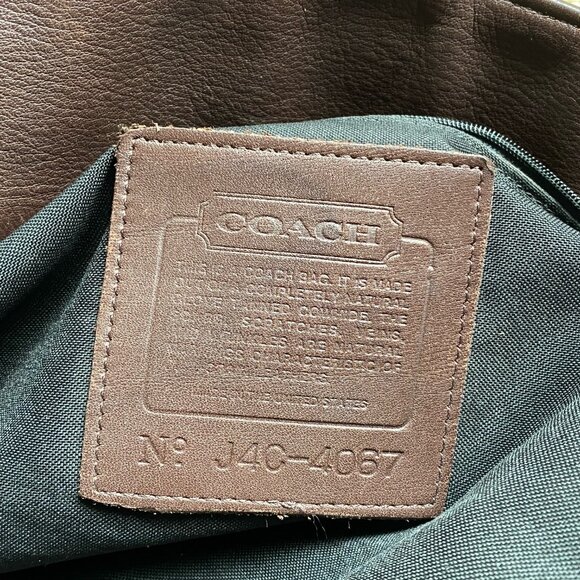 Vintage Coach Leather Tote Bag - Picture 5 of 5
